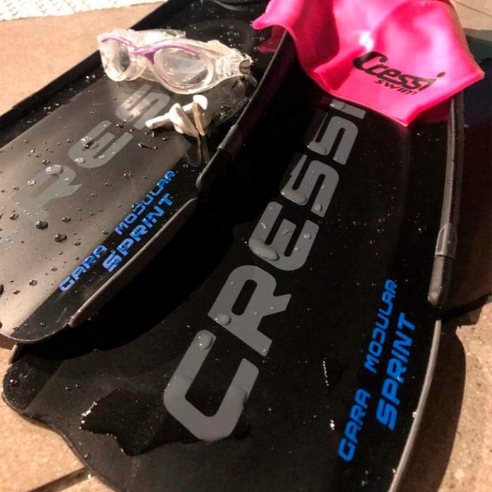 Freediving Fins Gara Modular Sprint Blue EU 42-43-UK 8-9 Cressi BH082042