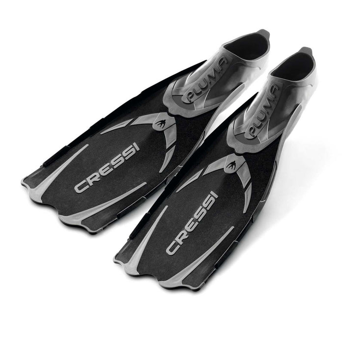 Snorkeling and Swimming Fins Pluma Black EU 35-36-UK 2,5-3,5 Cressi CA175035