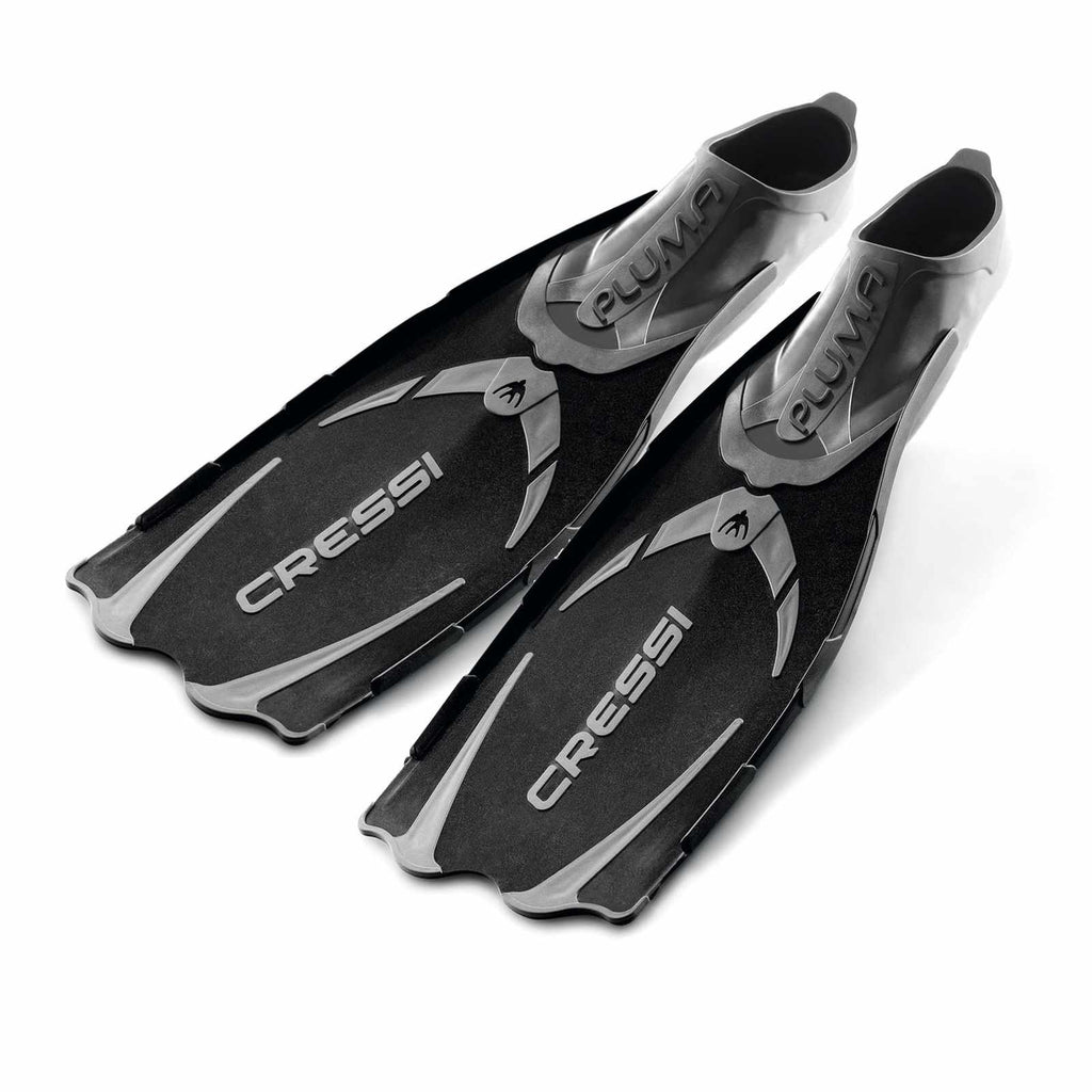 Snorkeling and Swimming Fins Pluma Black EU 39-40-UK 5,5-6,5 Cressi CA175039
