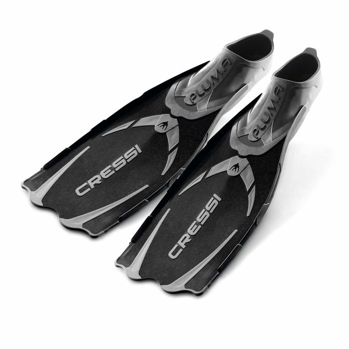 Snorkeling and Swimming Fins Pluma Black EU 41-42-UK 7-8 Cressi CA175041