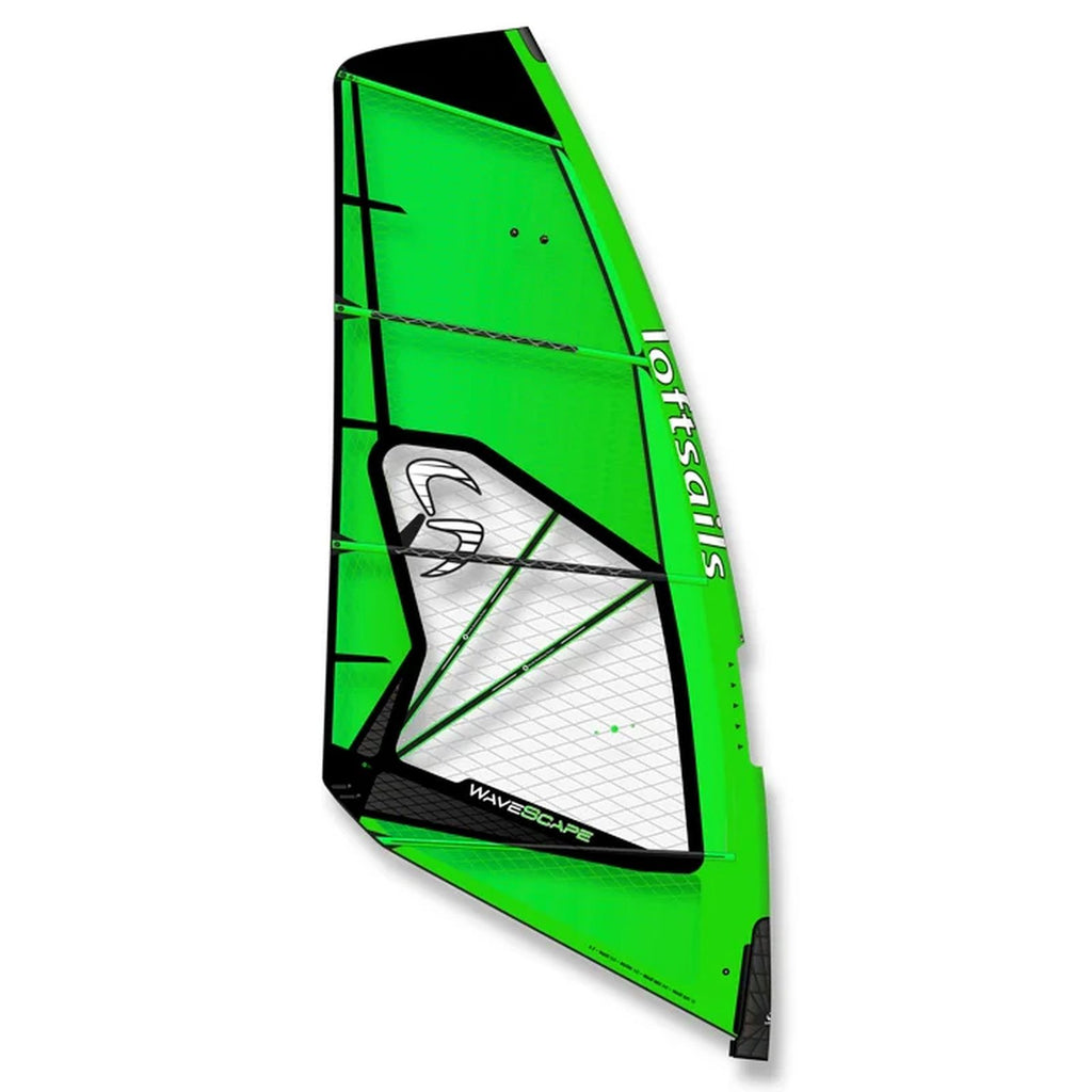 Windsurfzeil Wavescape Groen 2024-25 Maat 4.7 Loftsails LS060012340