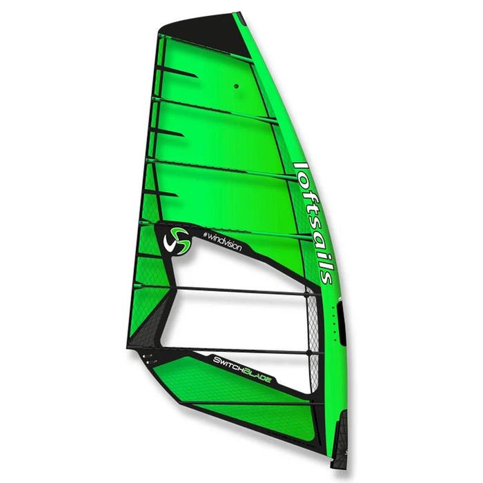 Windsurfing Sail Switchblade Green HD 2022-23 Size 9.5 Loftsails LS060012830