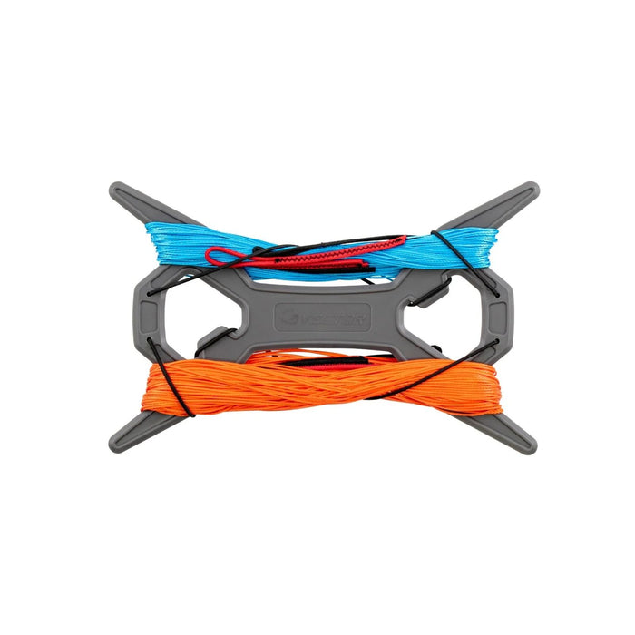 Quad Pro Kitelines Orange-Blue 4x17,5m 375-375kg Vector LVQ17375