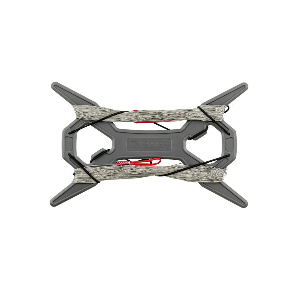Lignes de kite Quad Pro Gris 4x25m 50-50kg Vector LVQ25050