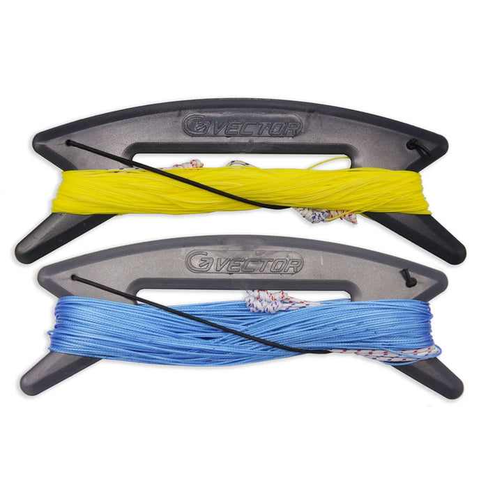 Lignes de kite Quad Pro Blanc-Rouge-Gris 4x30m 270-270kg Vector LVQ30270