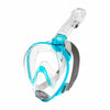 Snorkeling Full Face Mask Baron Transparent-Aquamarine S-M Cressi XDT020025