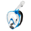 Snorkeling Full Face Mask Baron Transparent-Blue M-L Cressi XDT030020