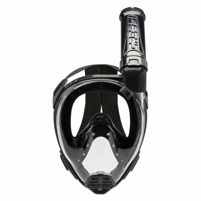 Snorkeling Full Face Mask Baron Dark-Black M-L Cressi XDT035050
